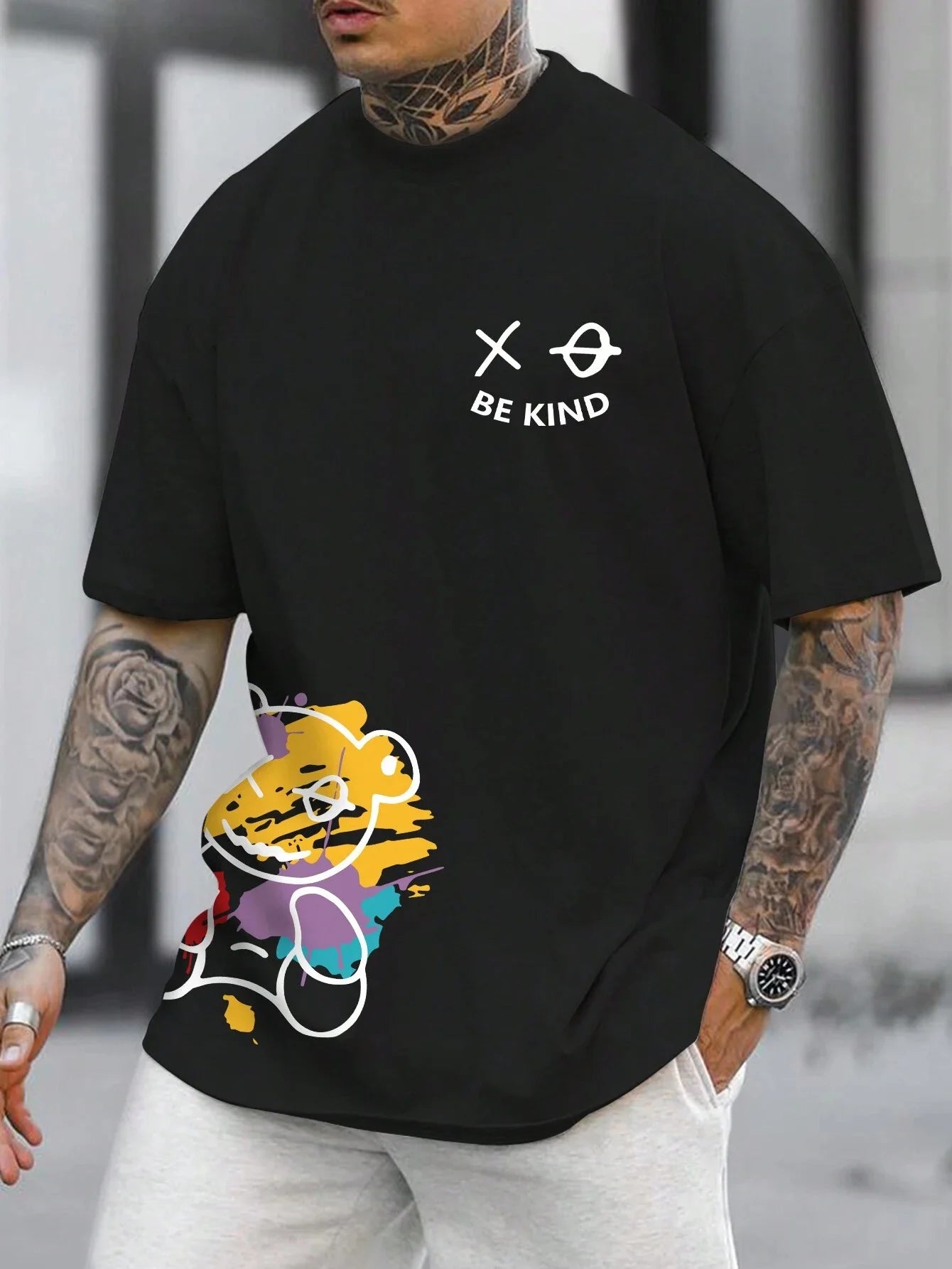 100% Cotton Casual Men's T-Shirt