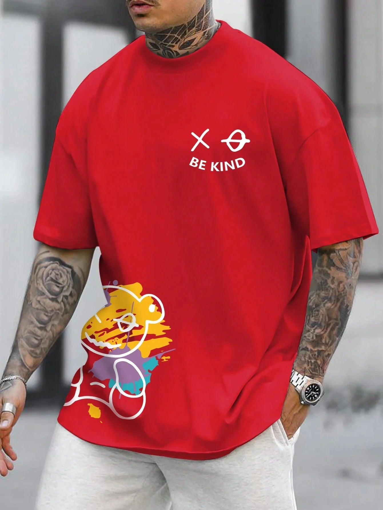 100% Cotton Casual Men's T-Shirt